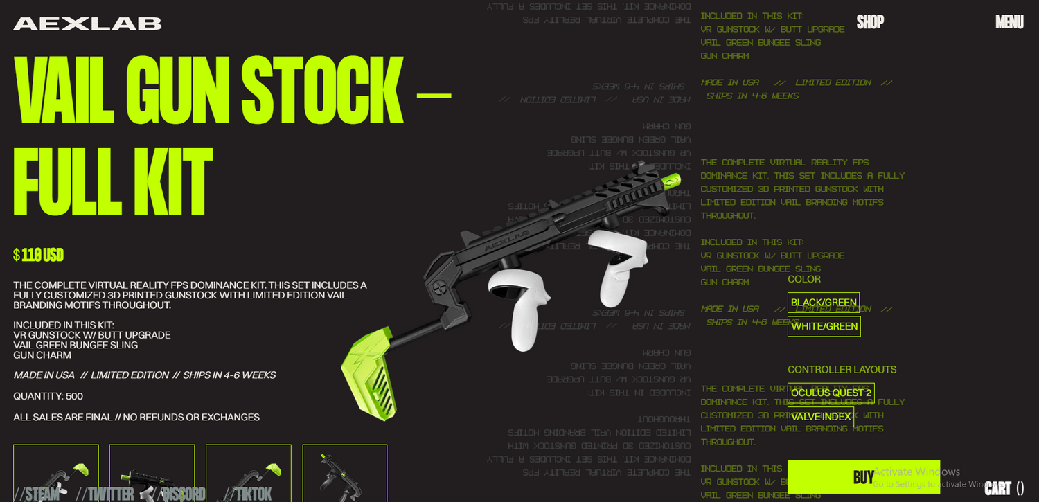 VR Gun Stock Quest 3 & 3S Accessory Guide