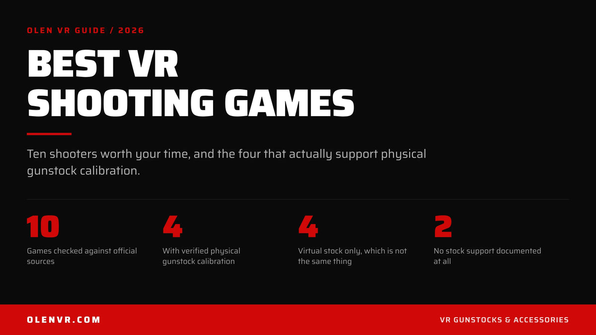 Best VR Shooting Games in 2026, and Which Ones Support a Gunstock