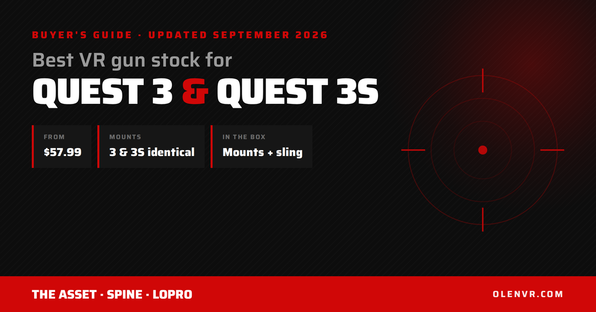 Best VR Gun Stock for Quest 3 and Quest 3S (2026)
