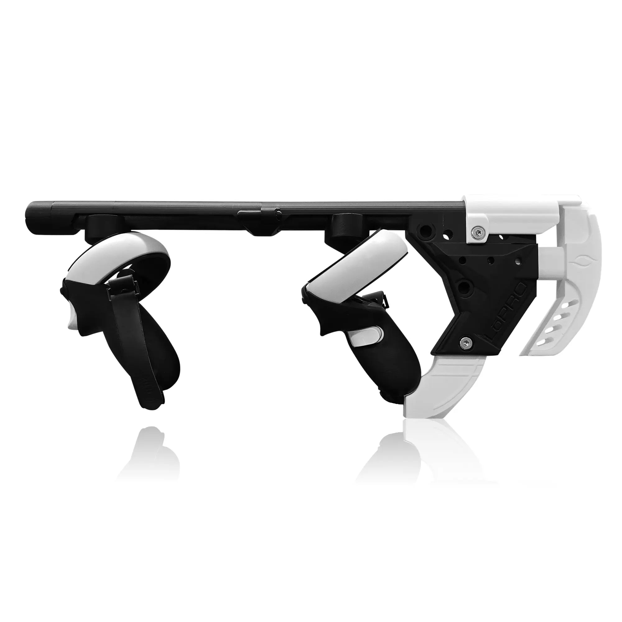 LoPRO VR Gun Stock Quest 2 Onyx Colorway Ghost Butt Colorway