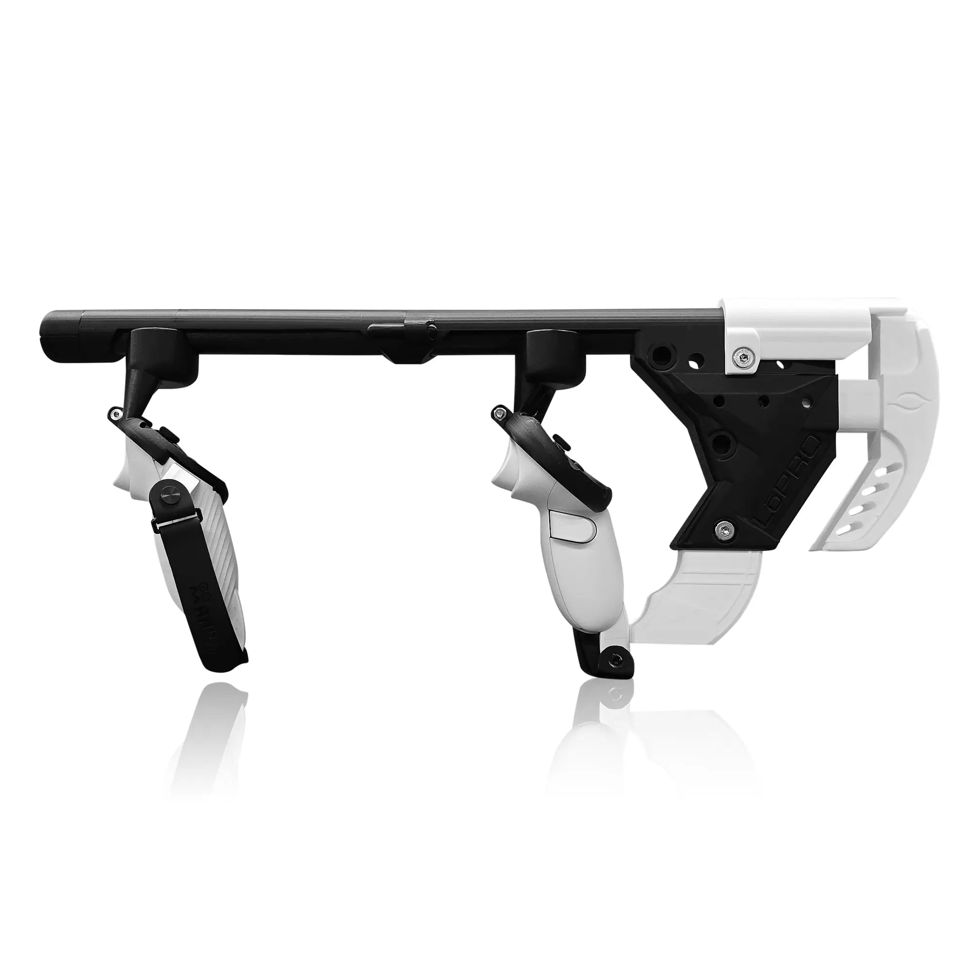 LoPRO VR Gun Stock Quest 3 Onyx Colorway Ghost Butt Colorway