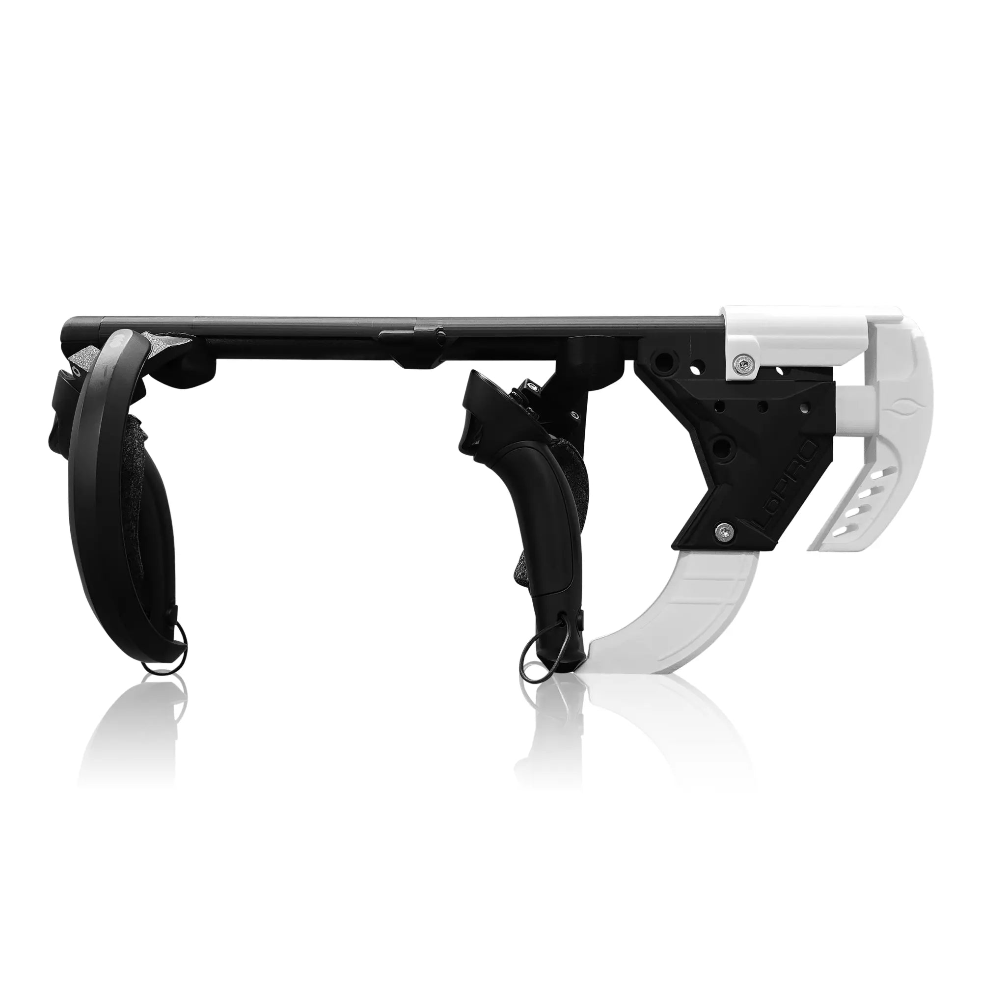 LoPRO VR Gun Stock Valve Index Onyx Colorway Ghost Butt Colorway