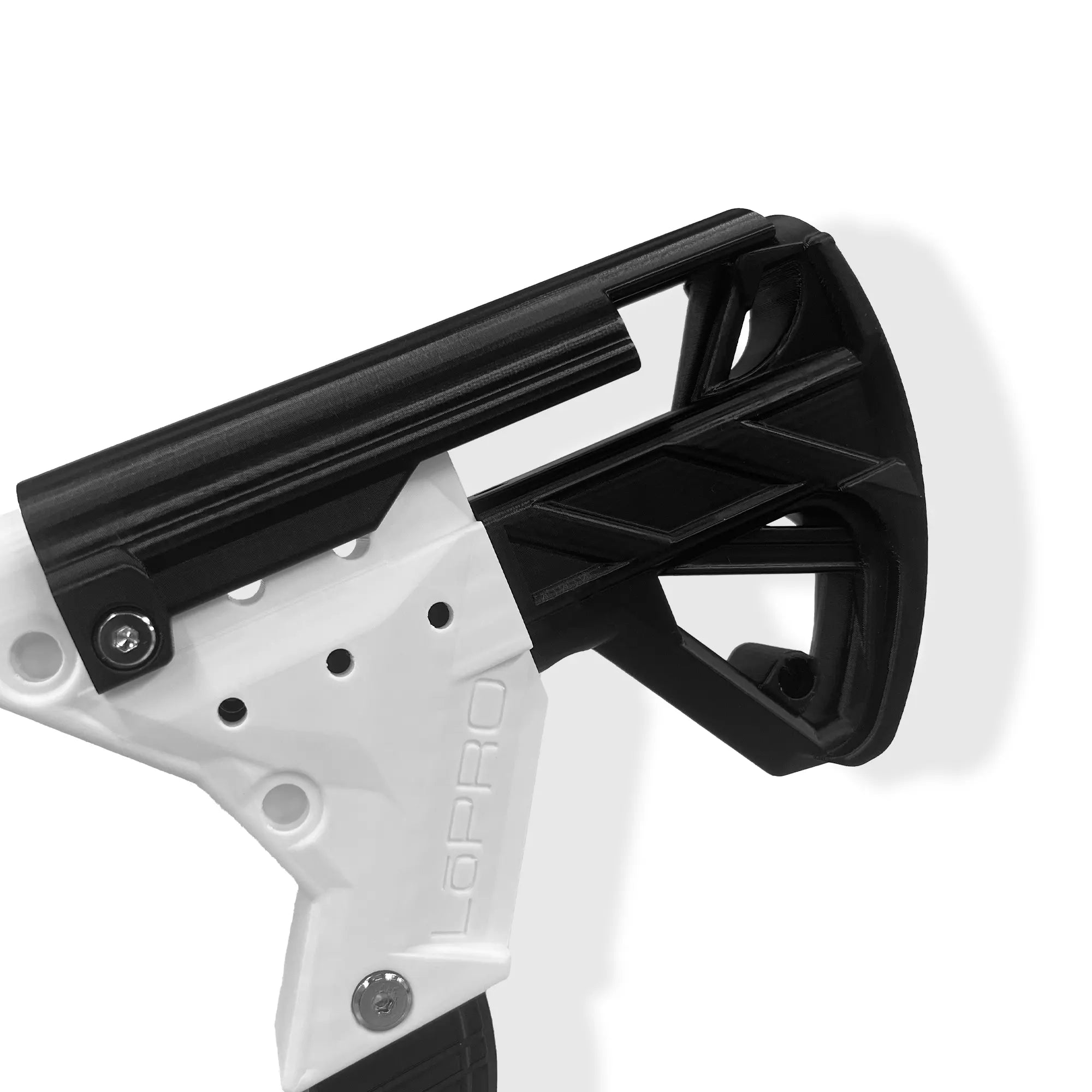 LoPRO VR Gun Stock Butt Extension Onyx Colorway