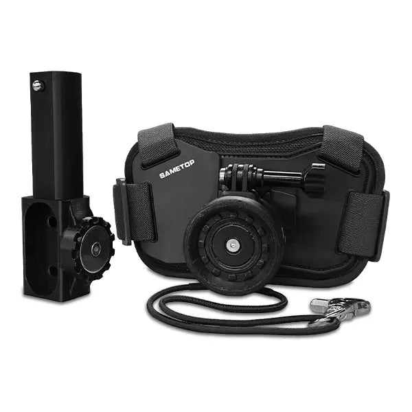 Black CRIG Mod chest harness with magnet system and Onyx STKR left-handed Asset gunstock attachment.