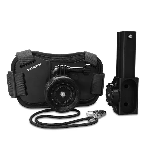 Black CRIG Mod chest harness with magnet system and Onyx STKR right-handed Asset gunstock attachment.