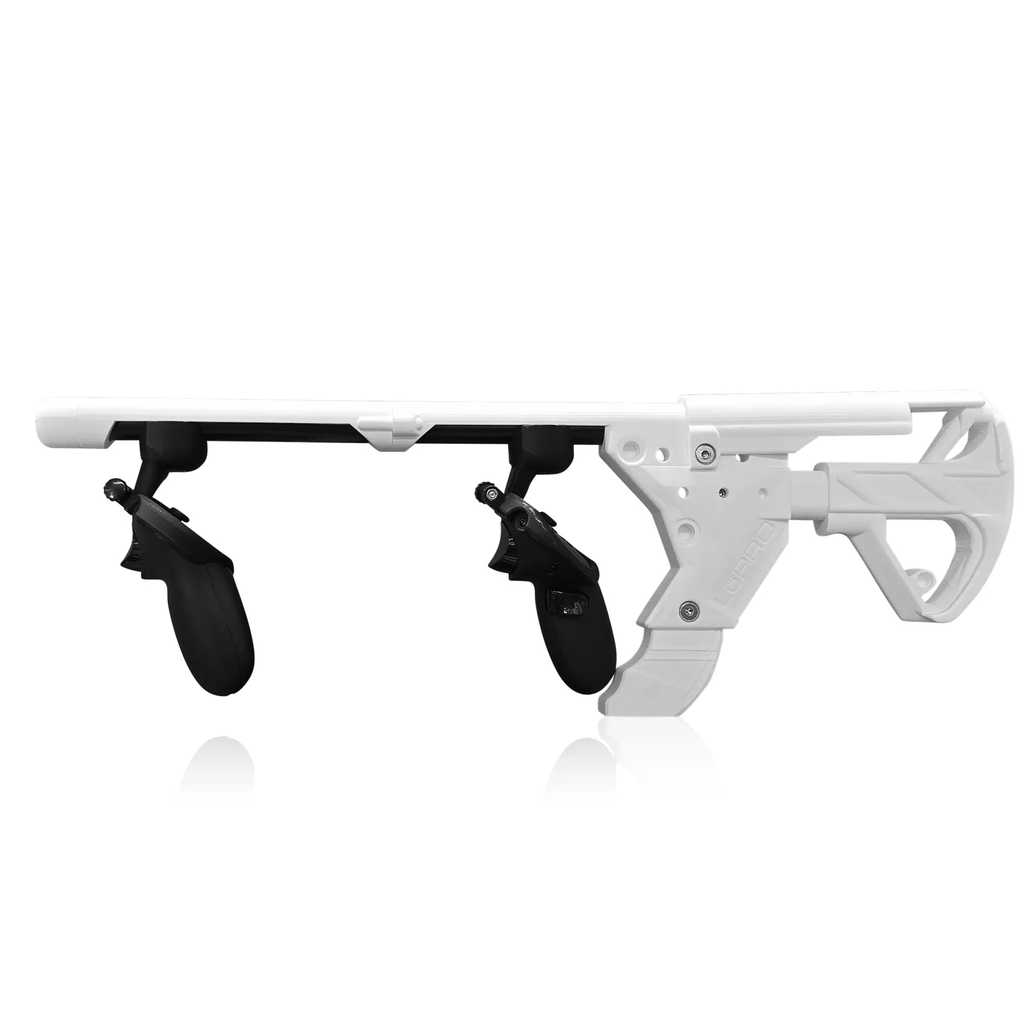 LoPRO Extended Edition VR Gun Stock Quest Pro Ghost Colorway Ghost Extension Colorway