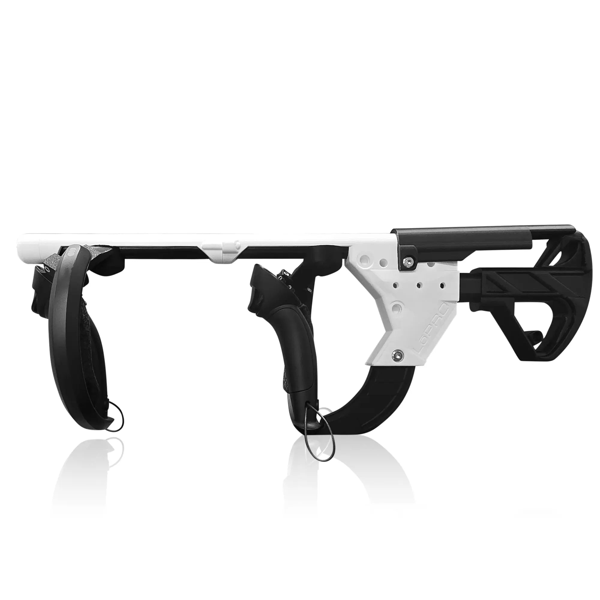 LoPRO Extended Edition VR Gun Stock Quest Pro Ghost Colorway Ghost Extension Colorway