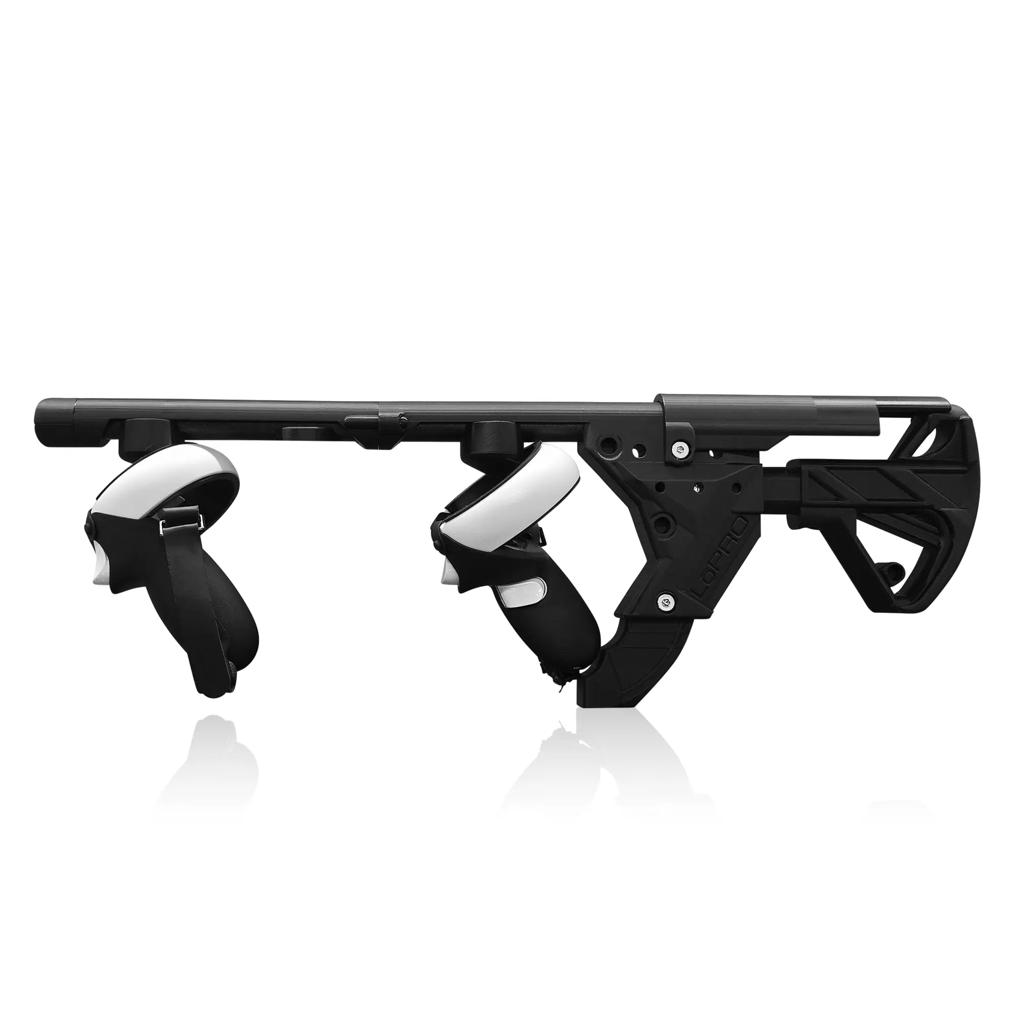 LoPRO Extended Edition VR Gun Stock Quest 2 Onyx Colorway Onyx Extension Colorway