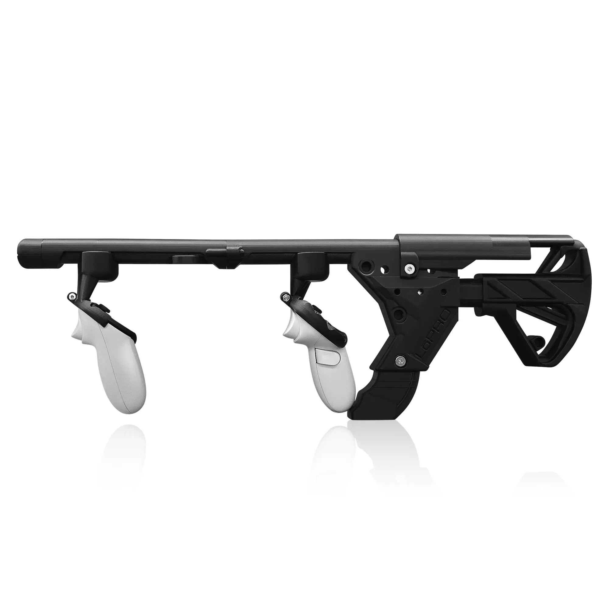 LoPRO Extended Edition VR Gun Stock Quest 3 Onyx Colorway Onyx Extension Colorway