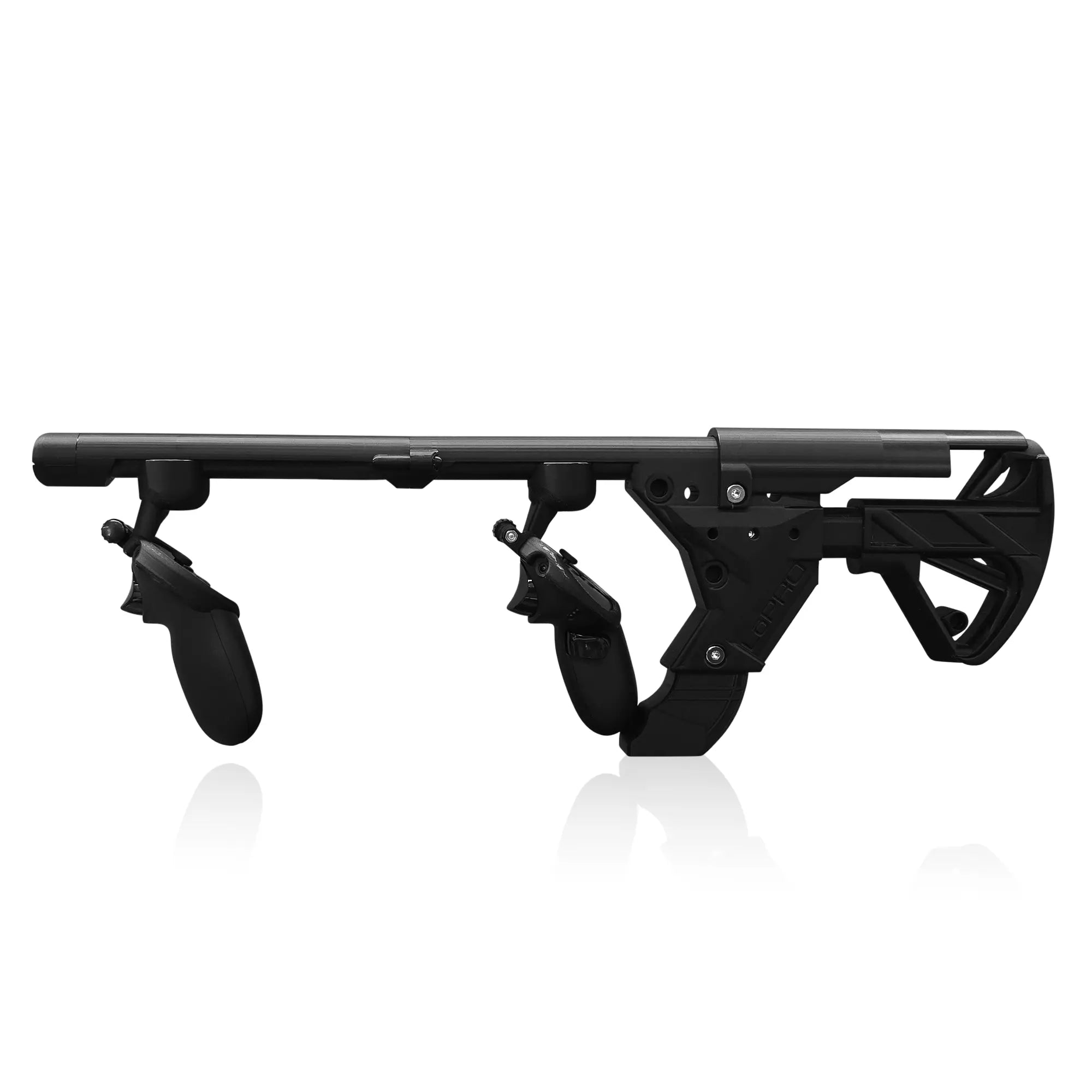 LoPRO Extended Edition VR Gun Stock Quest PRO Onyx Colorway Onyx Extension Colorway