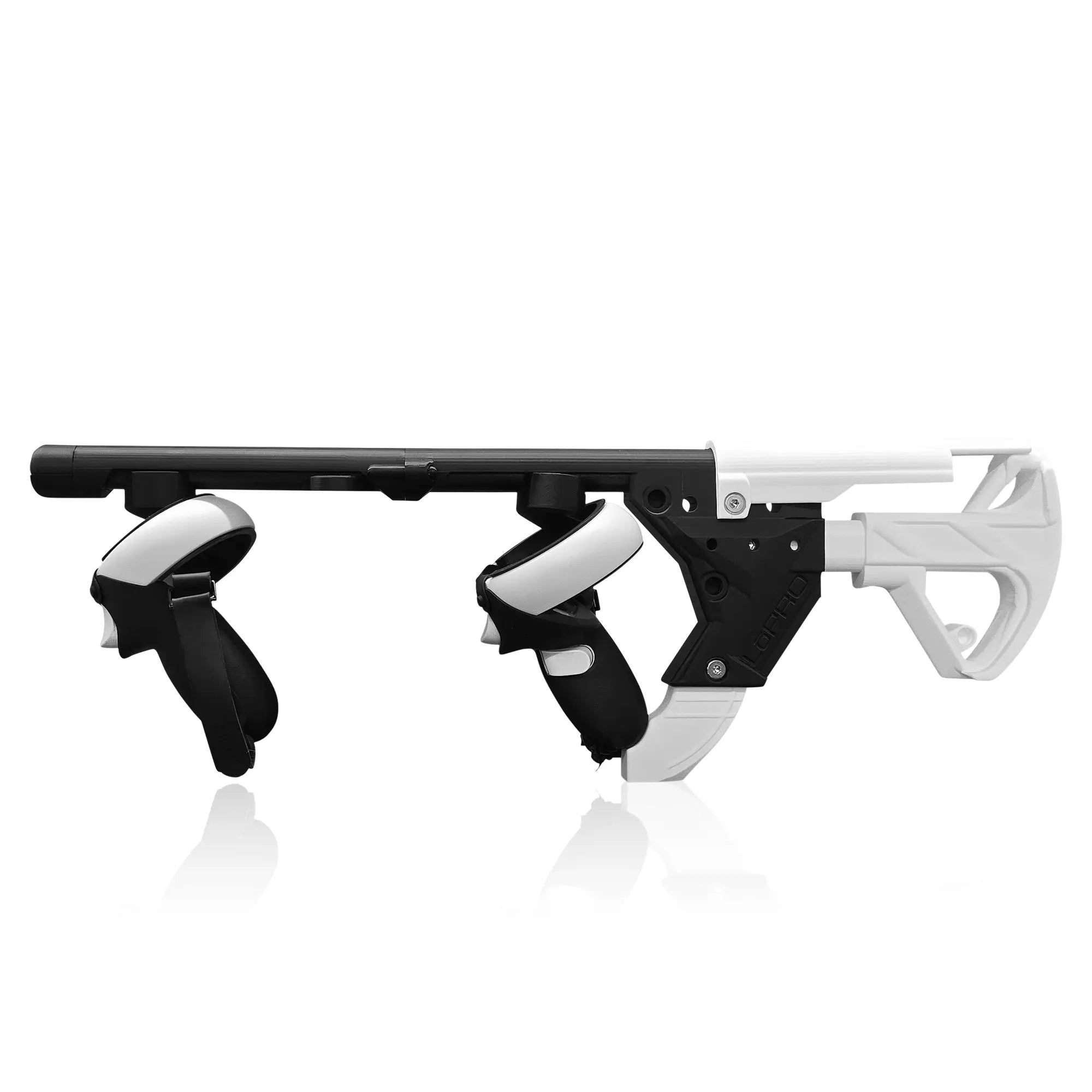 LoPRO Extended Edition VR Gun Stock Quest 2 Onyx Colorway Ghost Extension Colorway