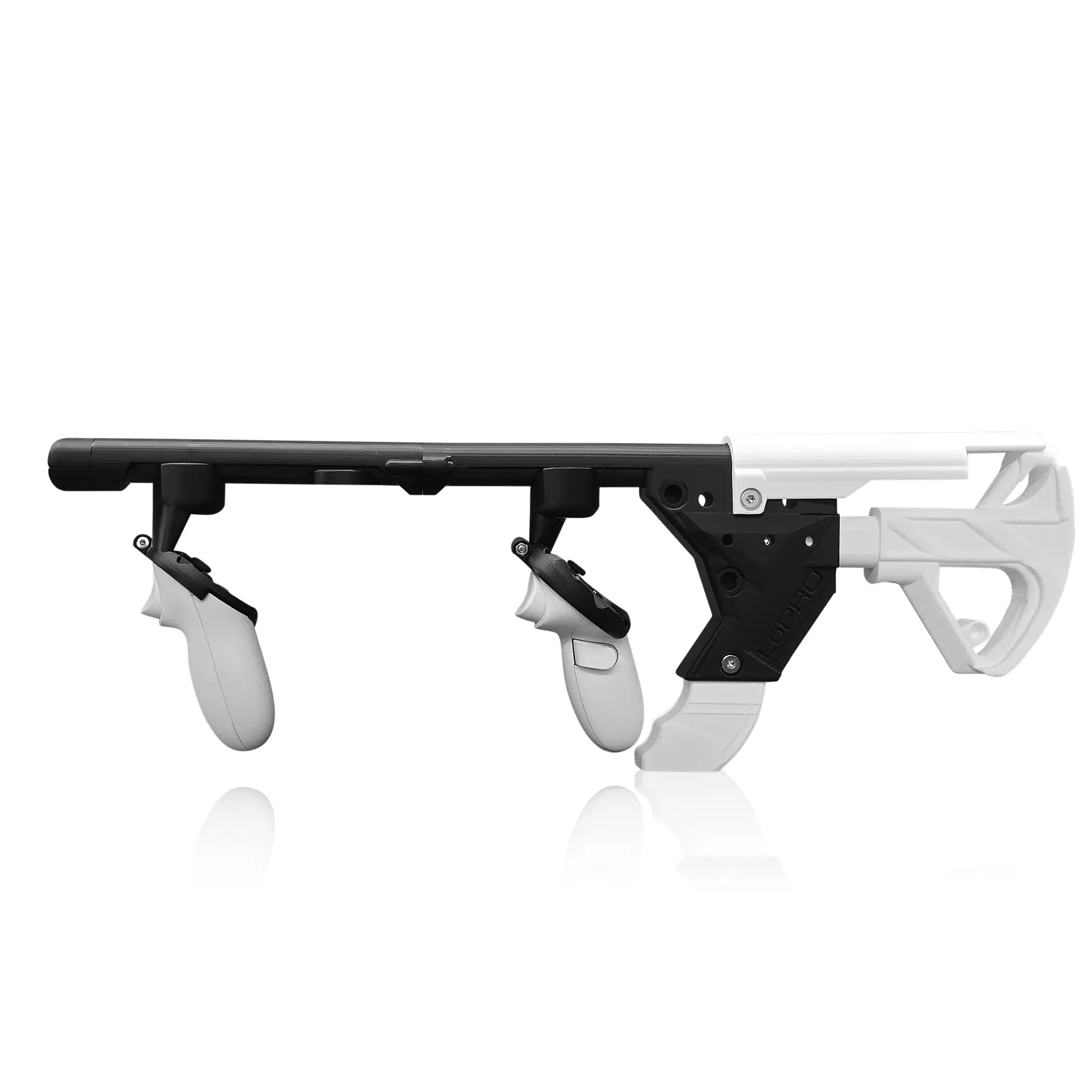 LoPRO Extended Edition VR Gun Stock Quest 3 Onyx Colorway Ghost Extension Colorway