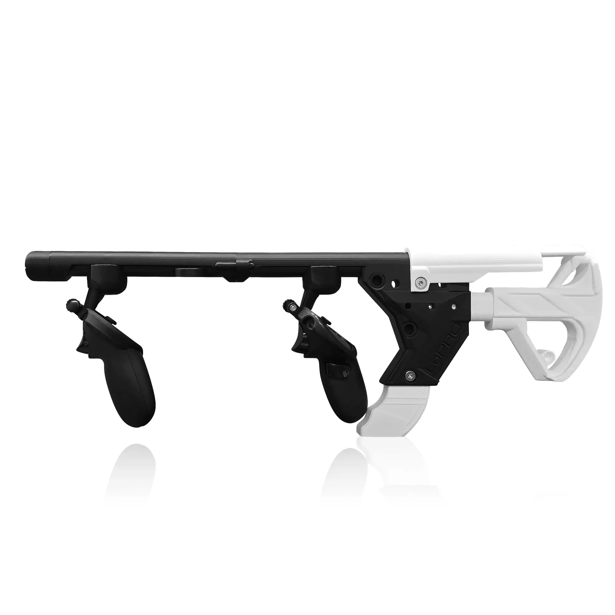 LoPRO Extended Edition VR Gun Stock Quest Pro Onyx Colorway Ghost Extension Colorway