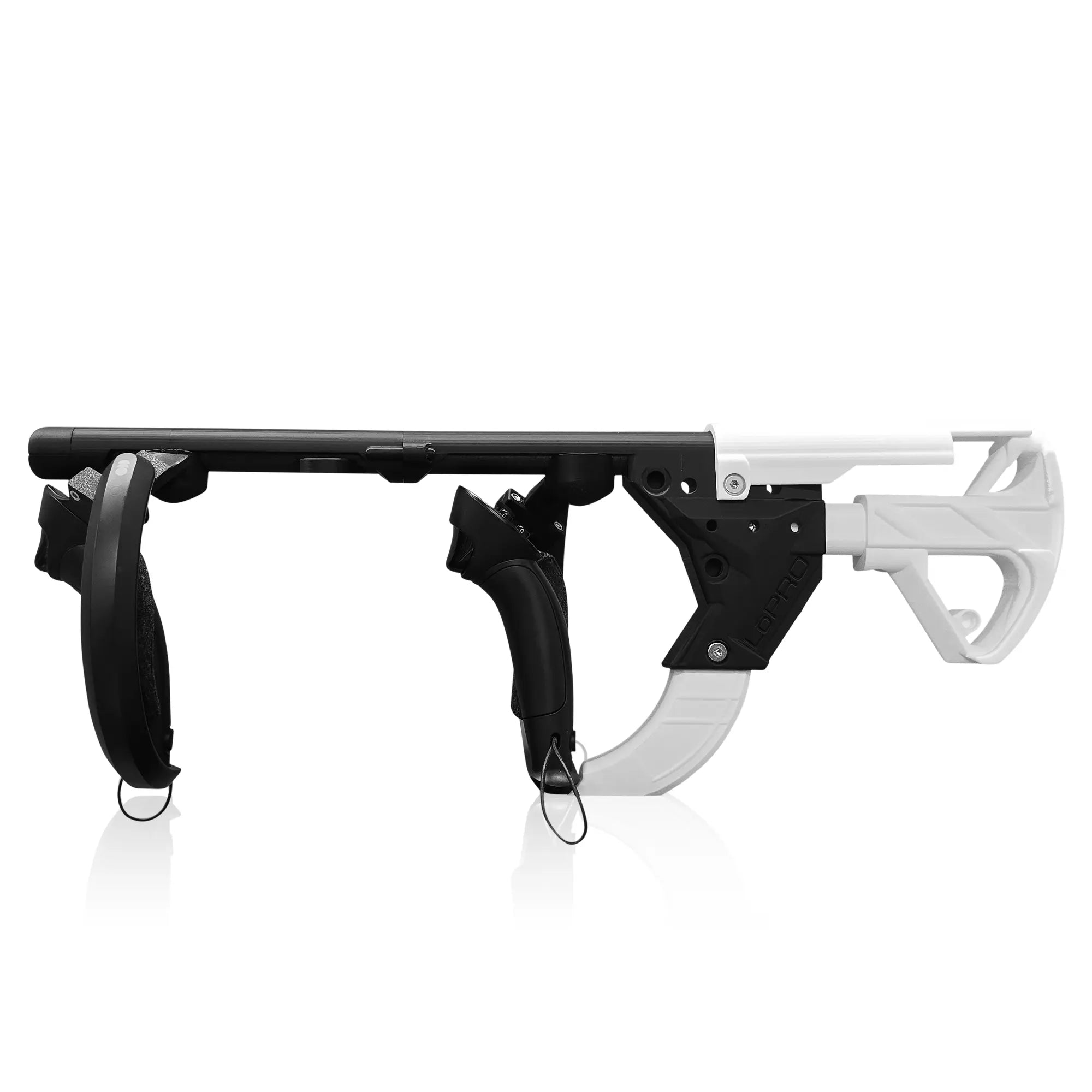 LoPRO Extended Edition VR Gun Stock Valve Index Onyx Colorway Ghost Extension Colorway