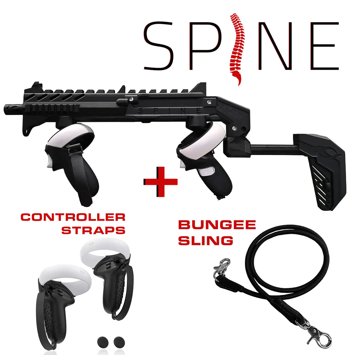 SPINE VR Gun Stock Essentials Pack for Meta Quest 2