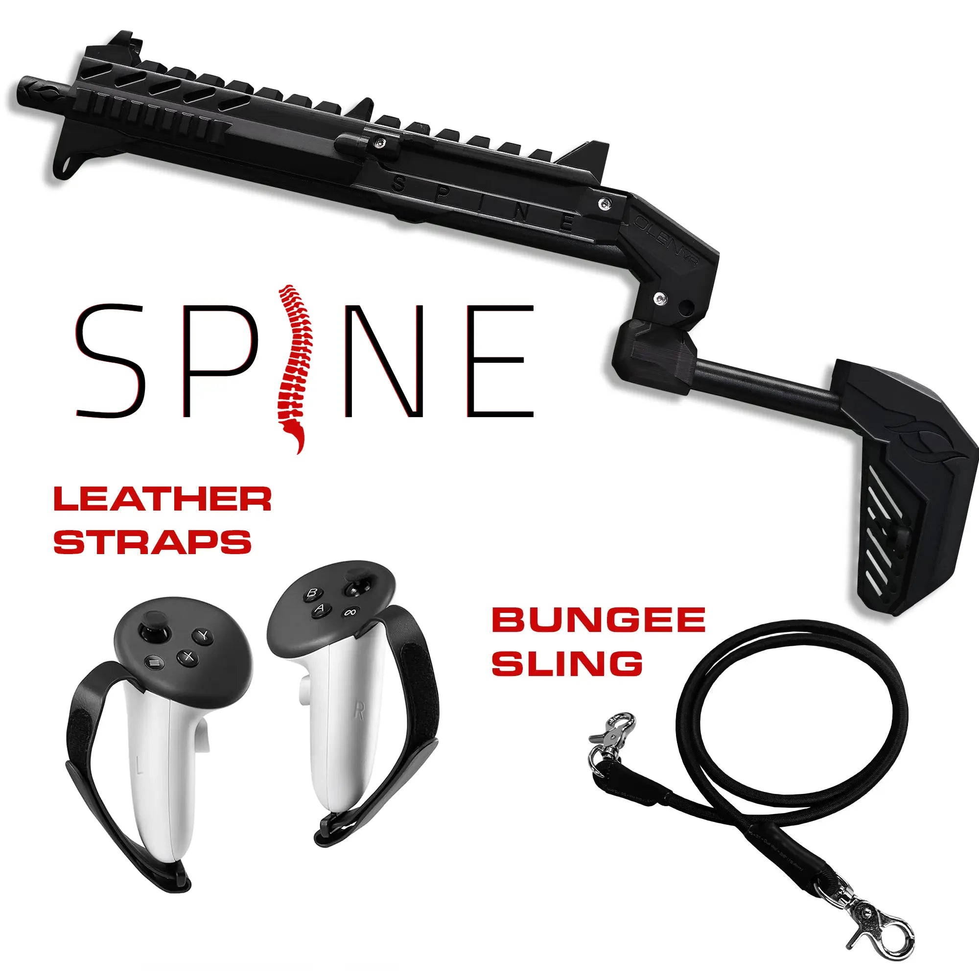 SPINE VR Gun Stock Essential Pack for Meta Quest 3