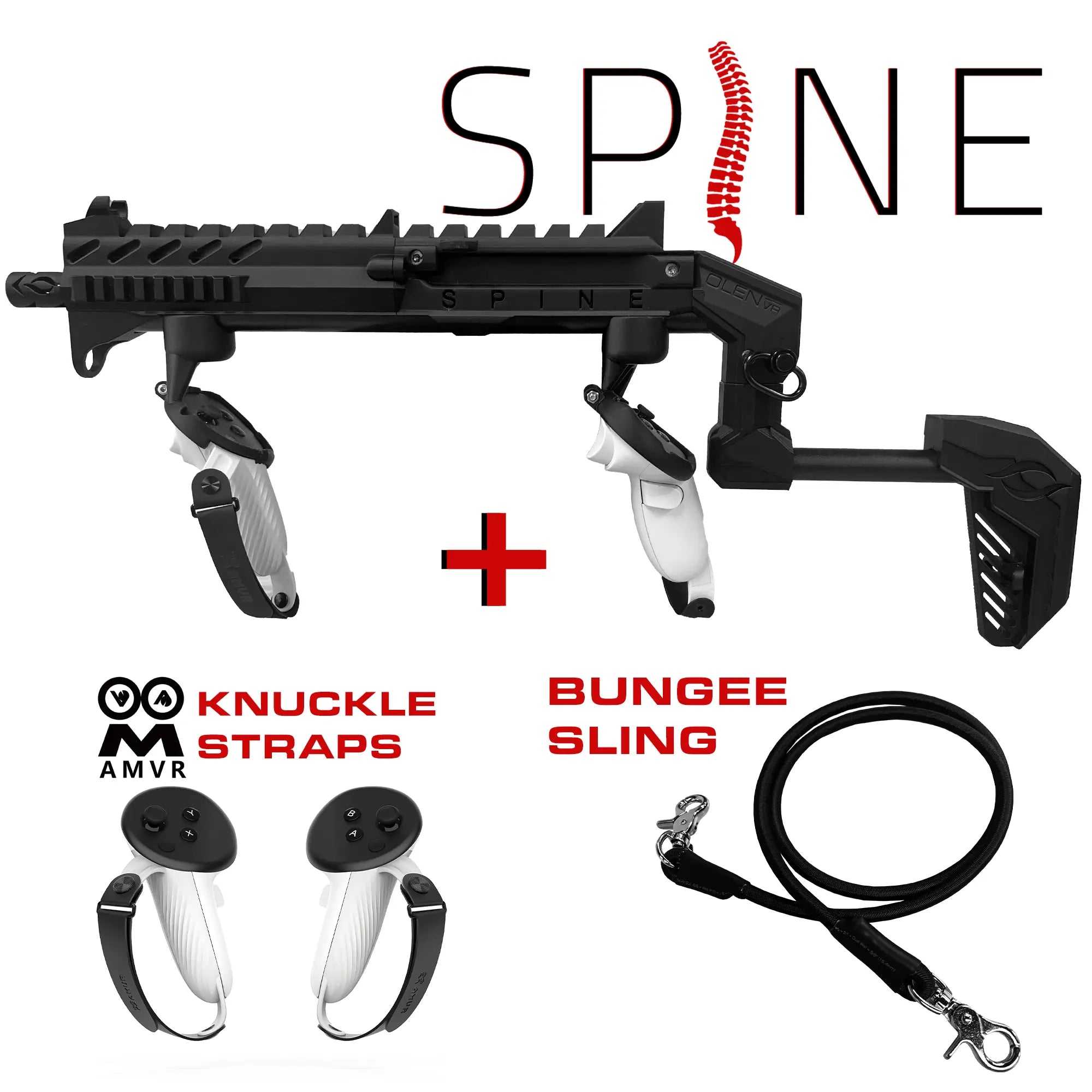 SPINE VR Gun Stock Essential Pack for Meta Quest 3S