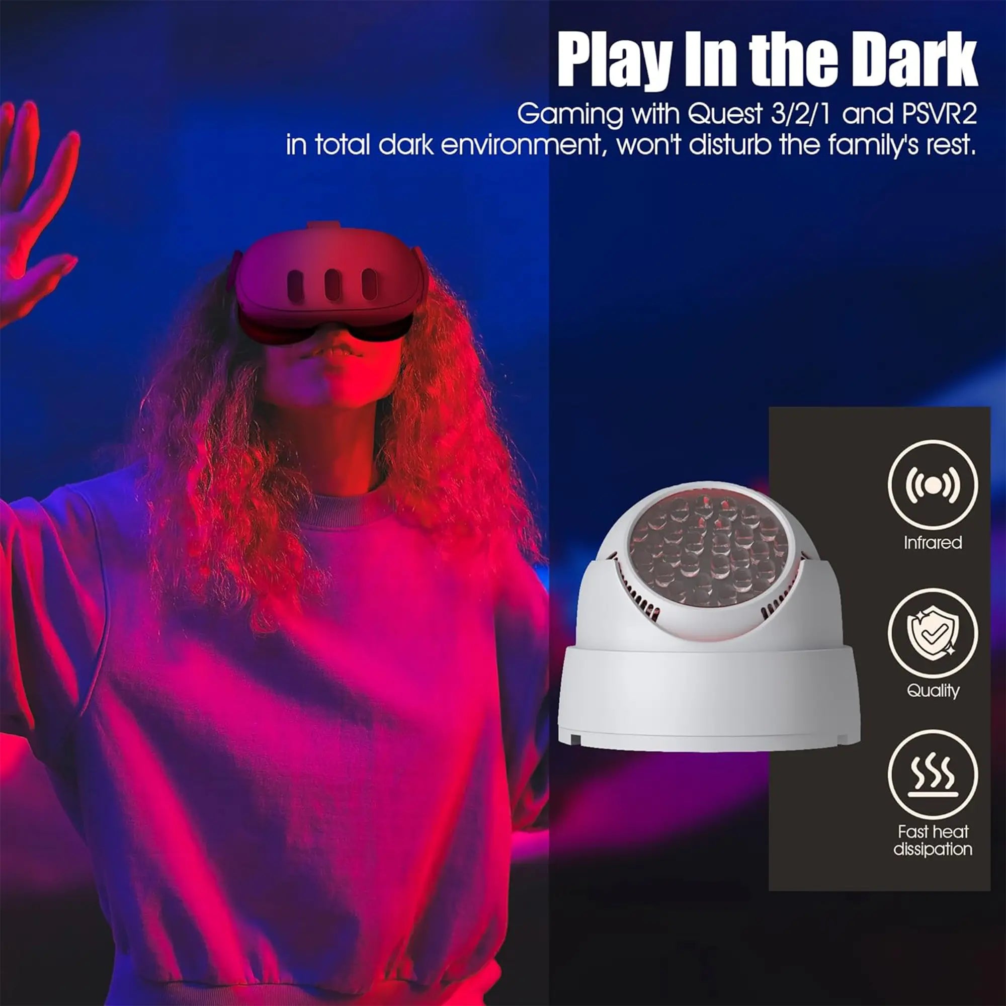 Orzero IR Illuminator Infrared Light VR Gaming