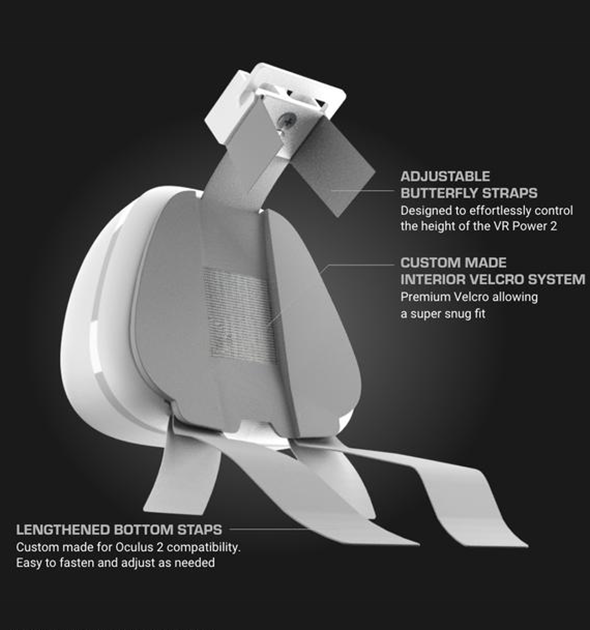 Rebuff Reality Battery Pack Adjustability Infographic
