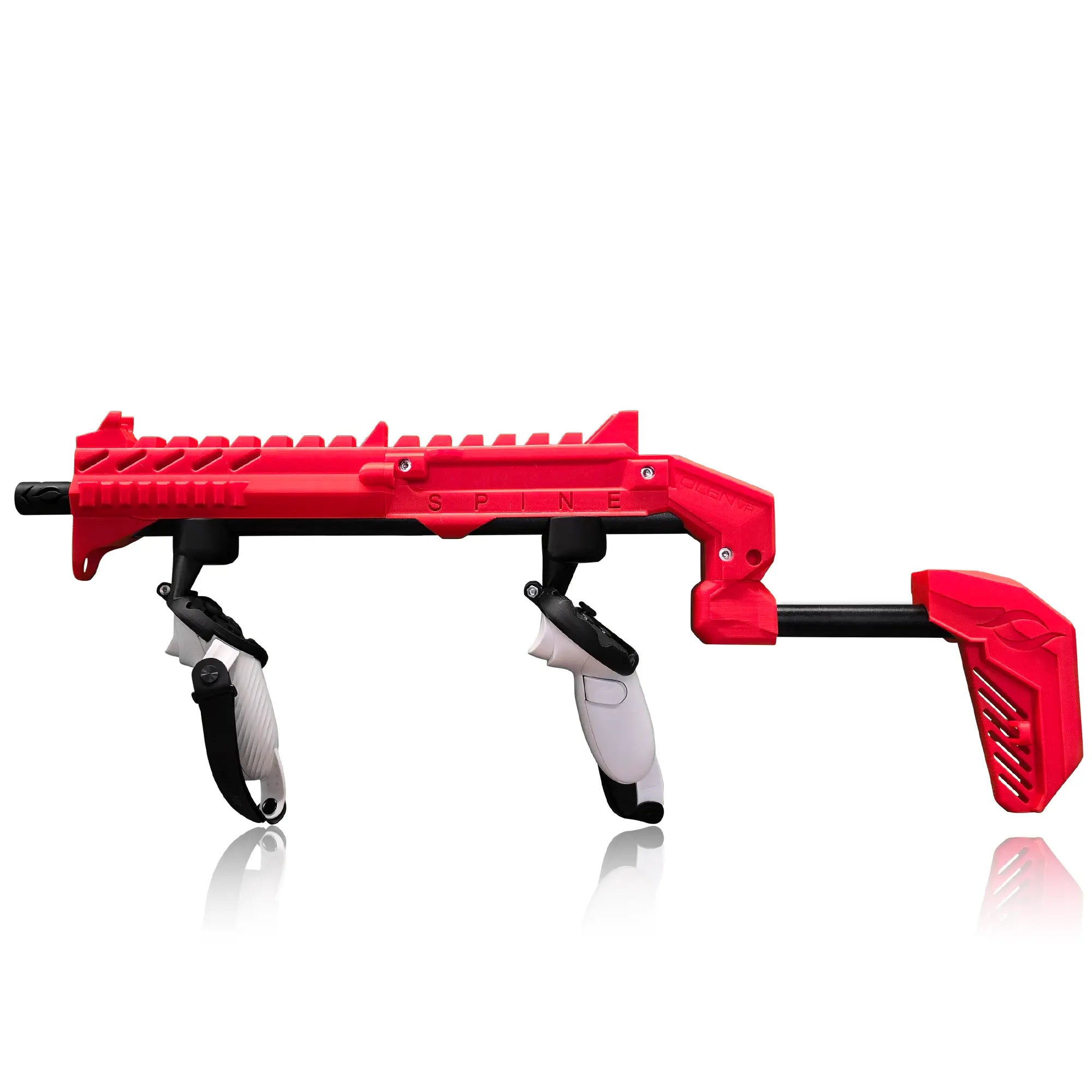 Crimson Spine Stock Full Side View