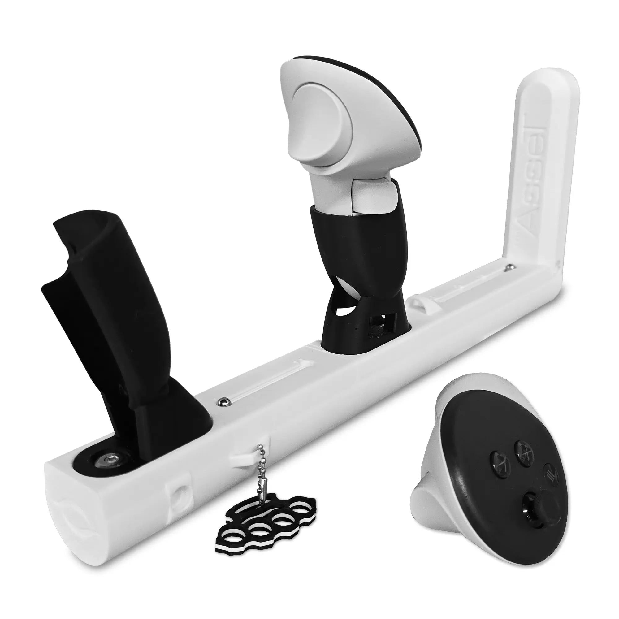 White Asset STKR Edition VR Gunstock on a white background