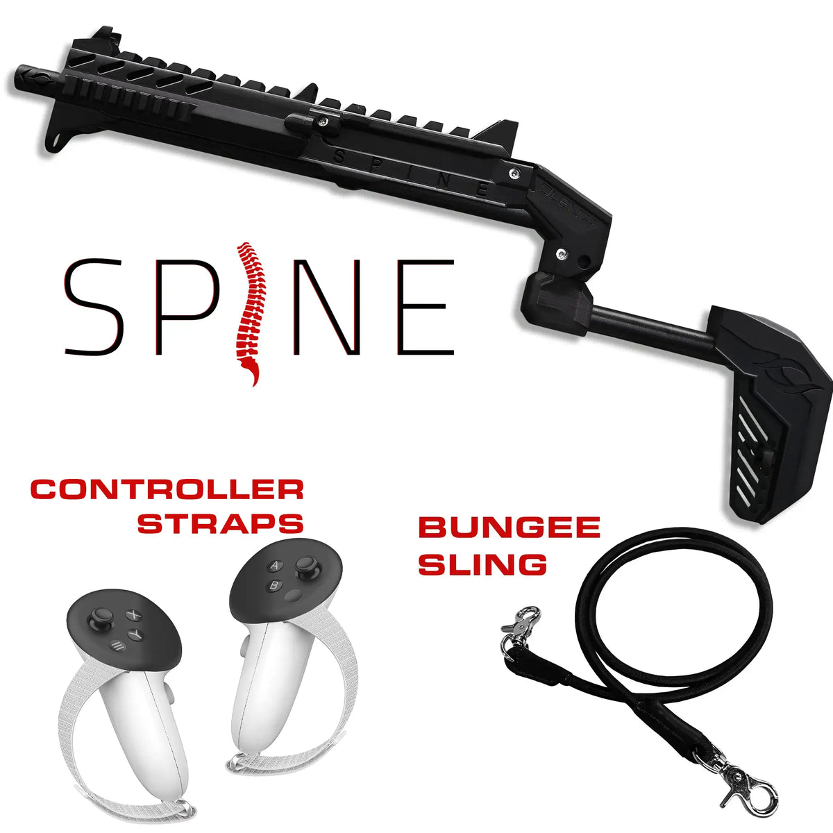 SPINE VR Gun Stock Essential Pack for Meta Quest 3